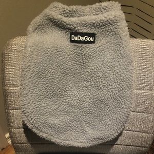 100% cotton Sherpa pet vest